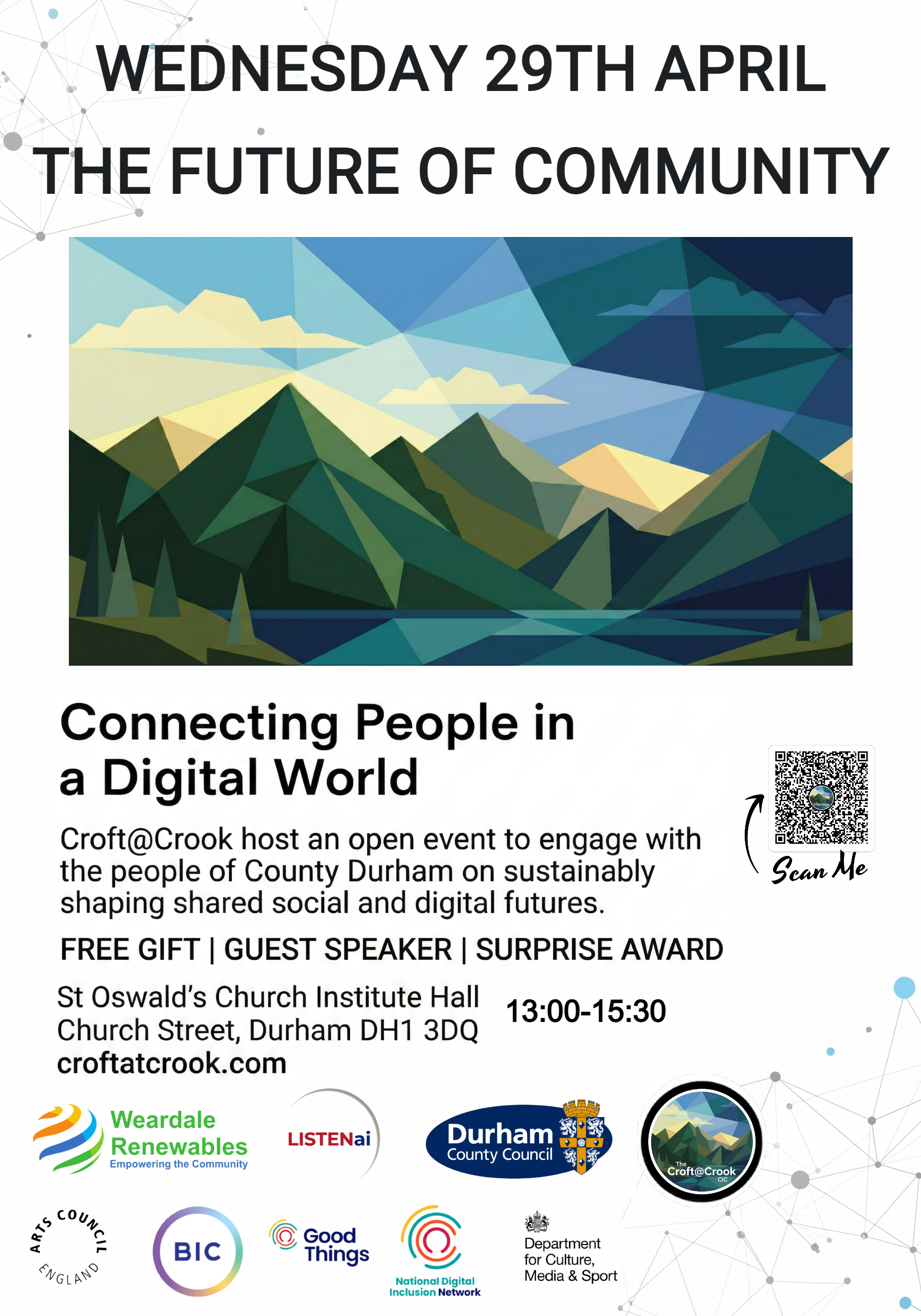 The Future of Community Event Poster